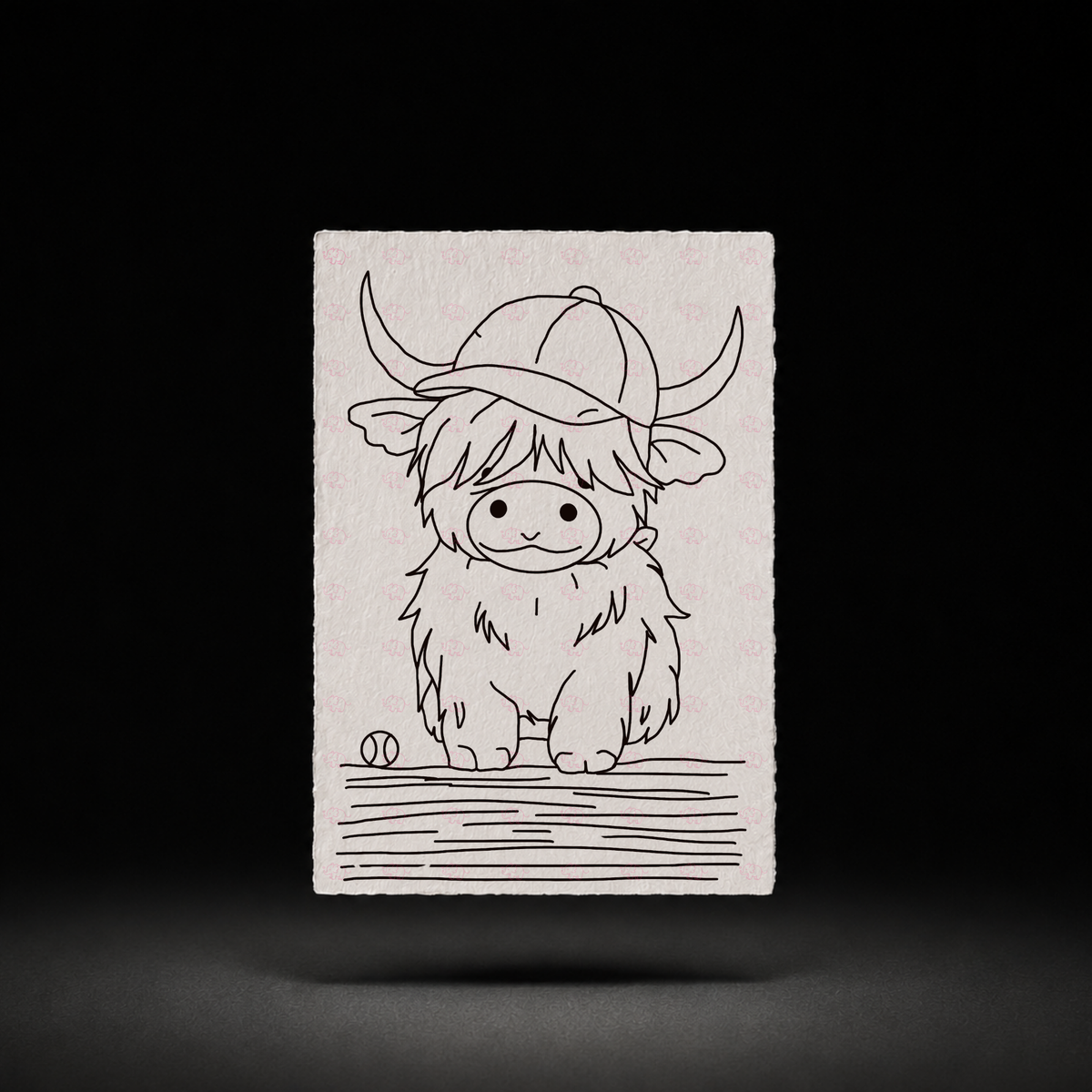 Barnyard Buddy line art preview