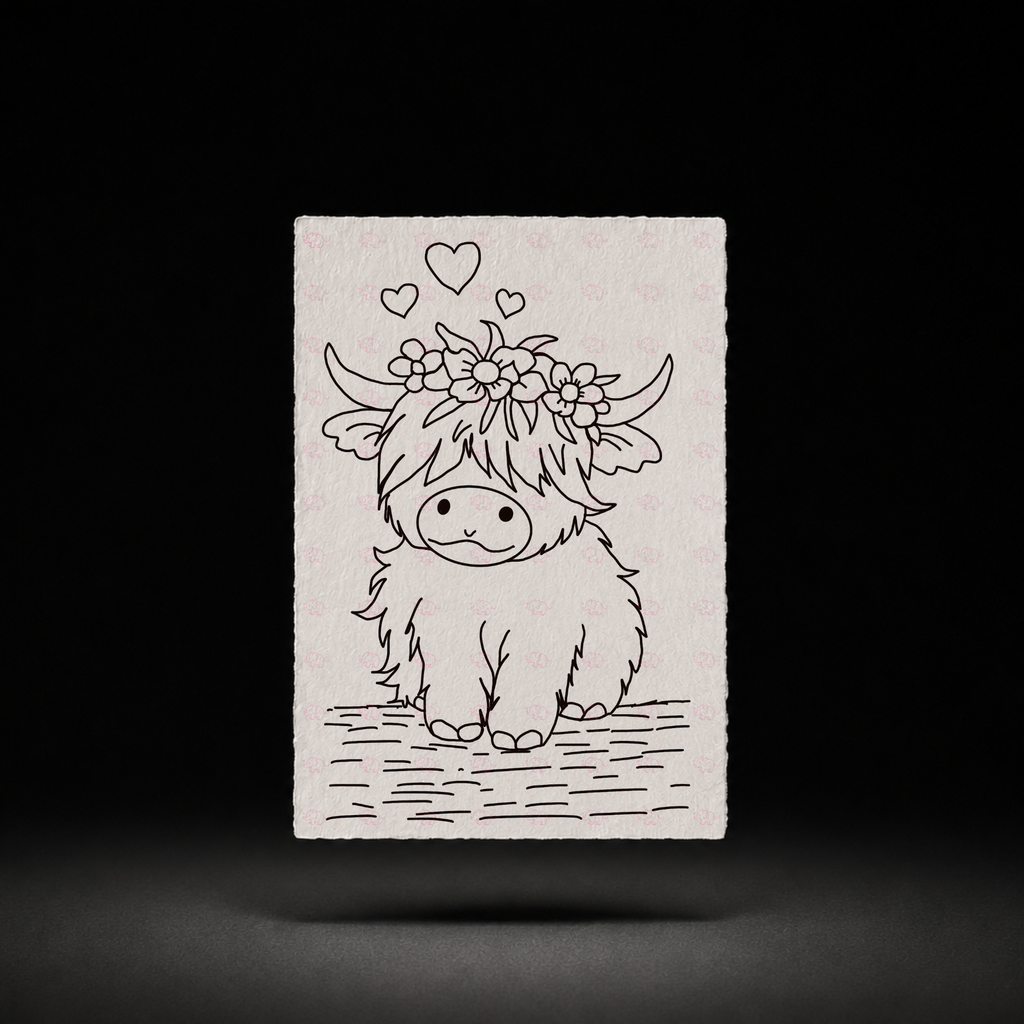 Blossom Crown line art preview