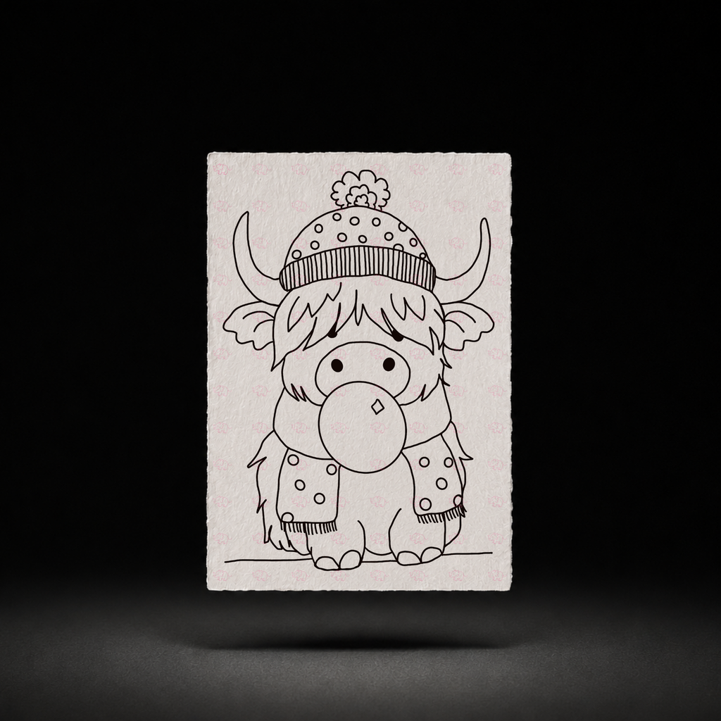 Frostberry Puff line art preview