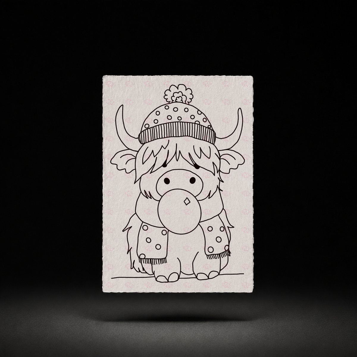 Frostberry Puff line art preview