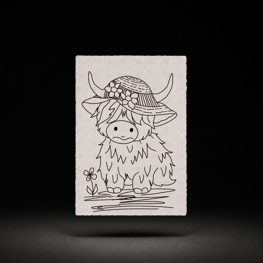 Sunhat Meadow line art preview