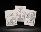 Orchard Lane trio kit line art preview
