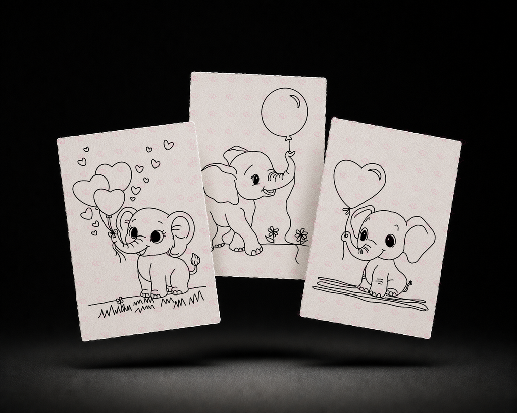 Heartstring Meadow Trio Kit line art preview
