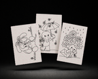 Blossom Grove Trio Kit line art preview