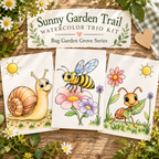 Sunny Garden Trail | Watercolor Trio Kit