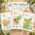 Leafy Little Explorers | Watercolor Trio Kit