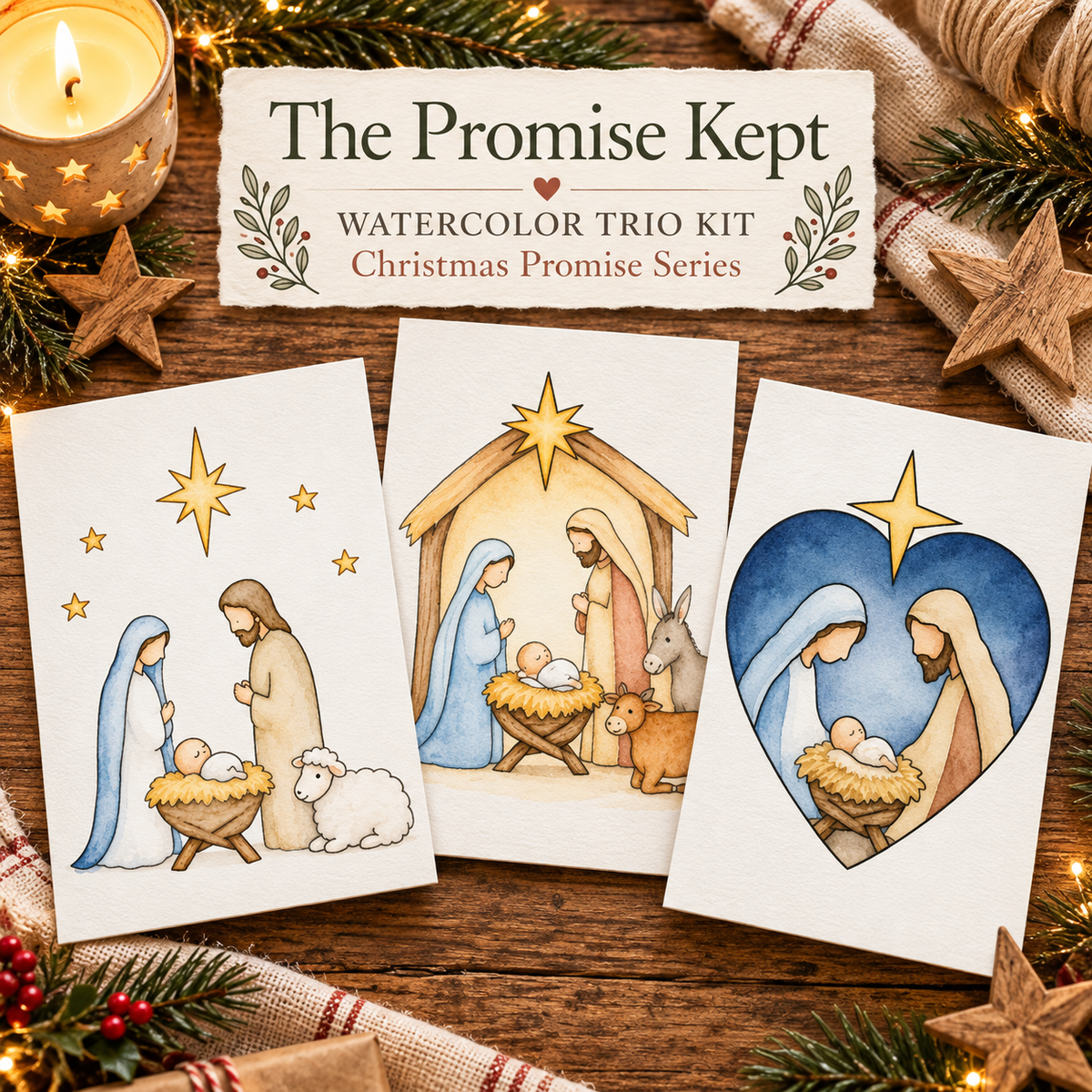 The Promise Kept | Watercolor Trio Kit