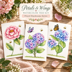 Petals & Wings | Watercolor Trio Kit