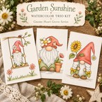 Garden Sunshine | Watercolor Trio Kit