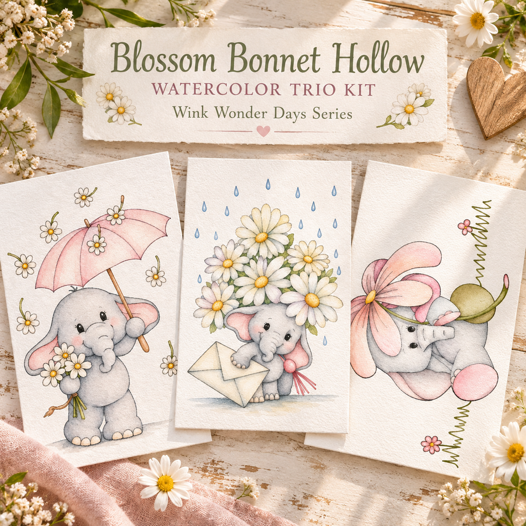 Blossom Grove | Watercolor Trio Kit