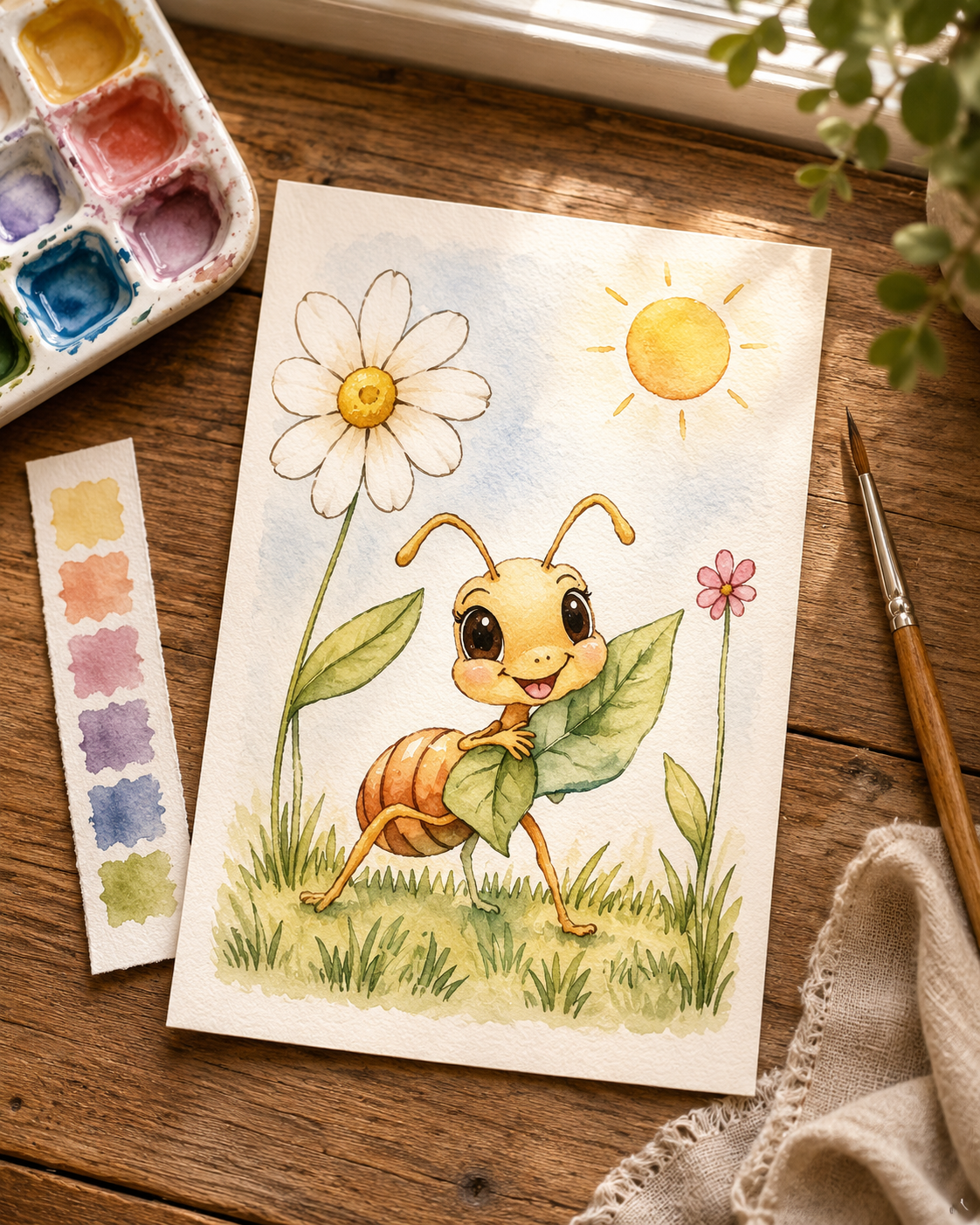 Sunny Leaf Ant lifestyle photo