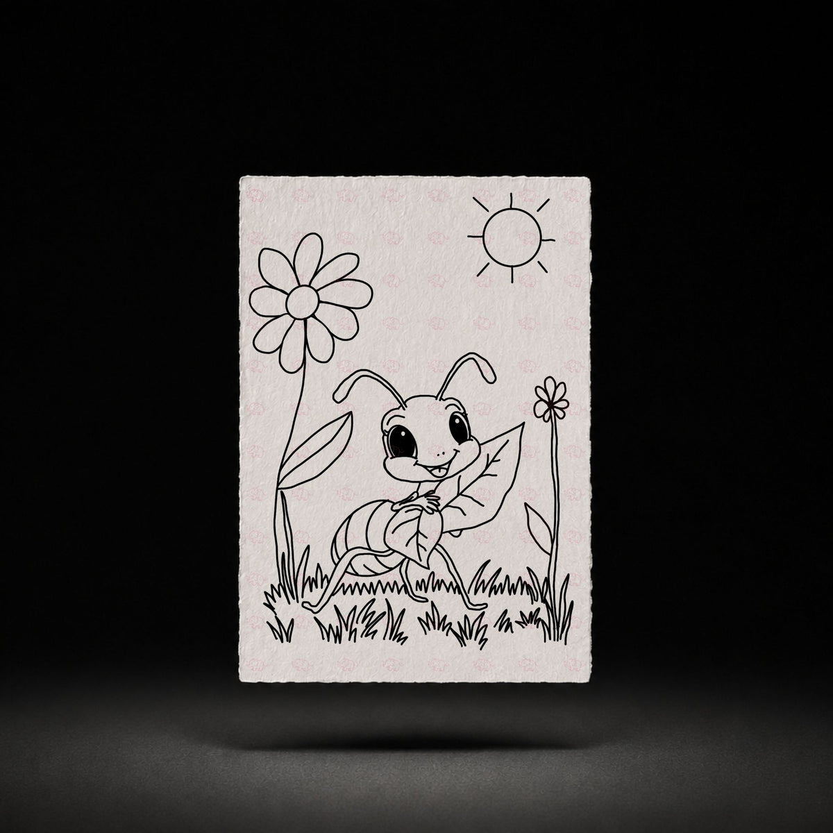 Sunny Leaf Ant line art preview