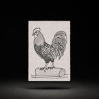 Hickory Roost Rooster Paint-Your-Own Watercolor Print | Cozy Chicken Hollow