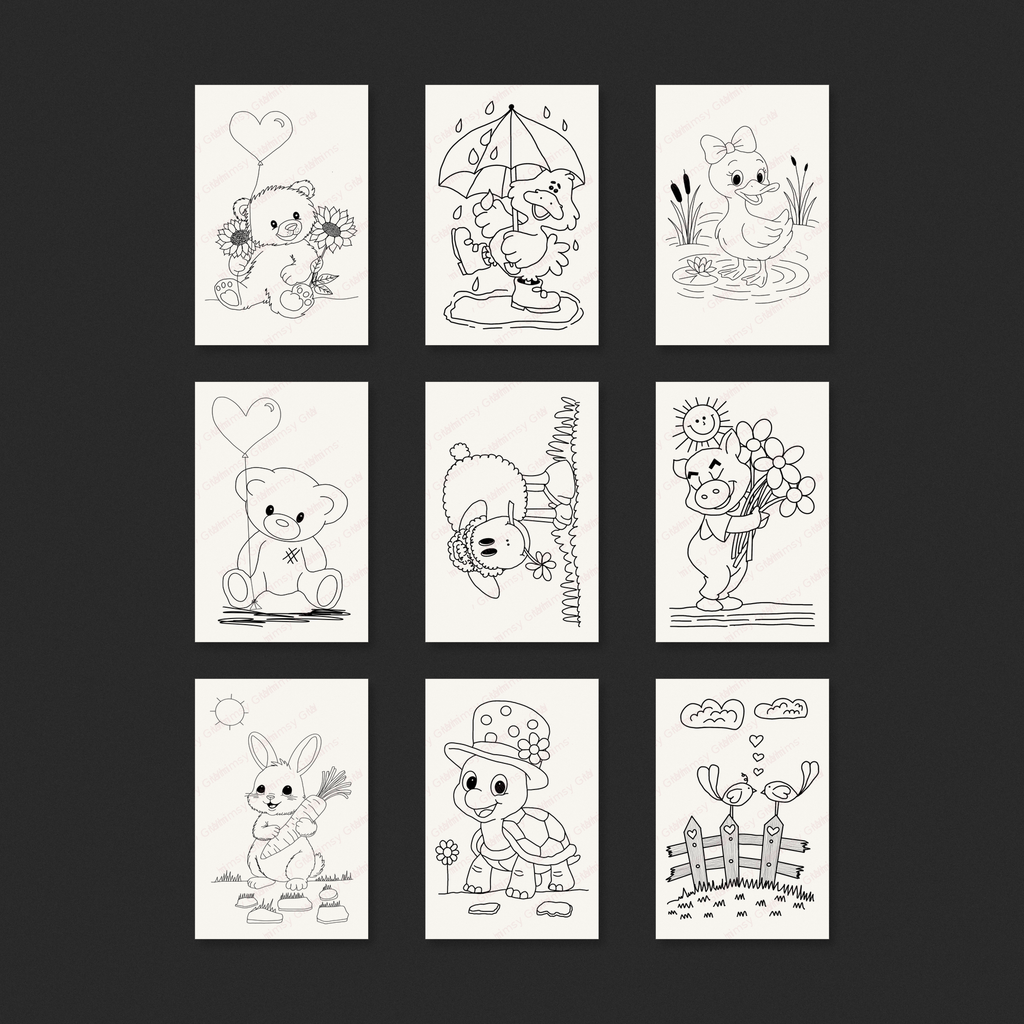 Cozy Tails Meadow 2x3 Whimsy Gram preview