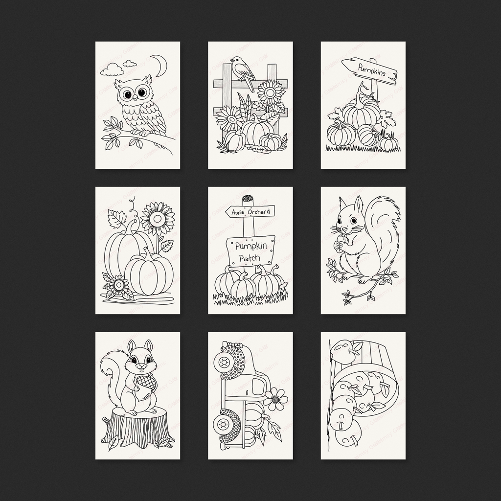 Fall Harvest Hollow 2x3 Whimsy Gram preview